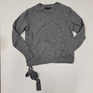 Banana Republic 100% Cashmere Tie Waist Sweater Grey Size XS